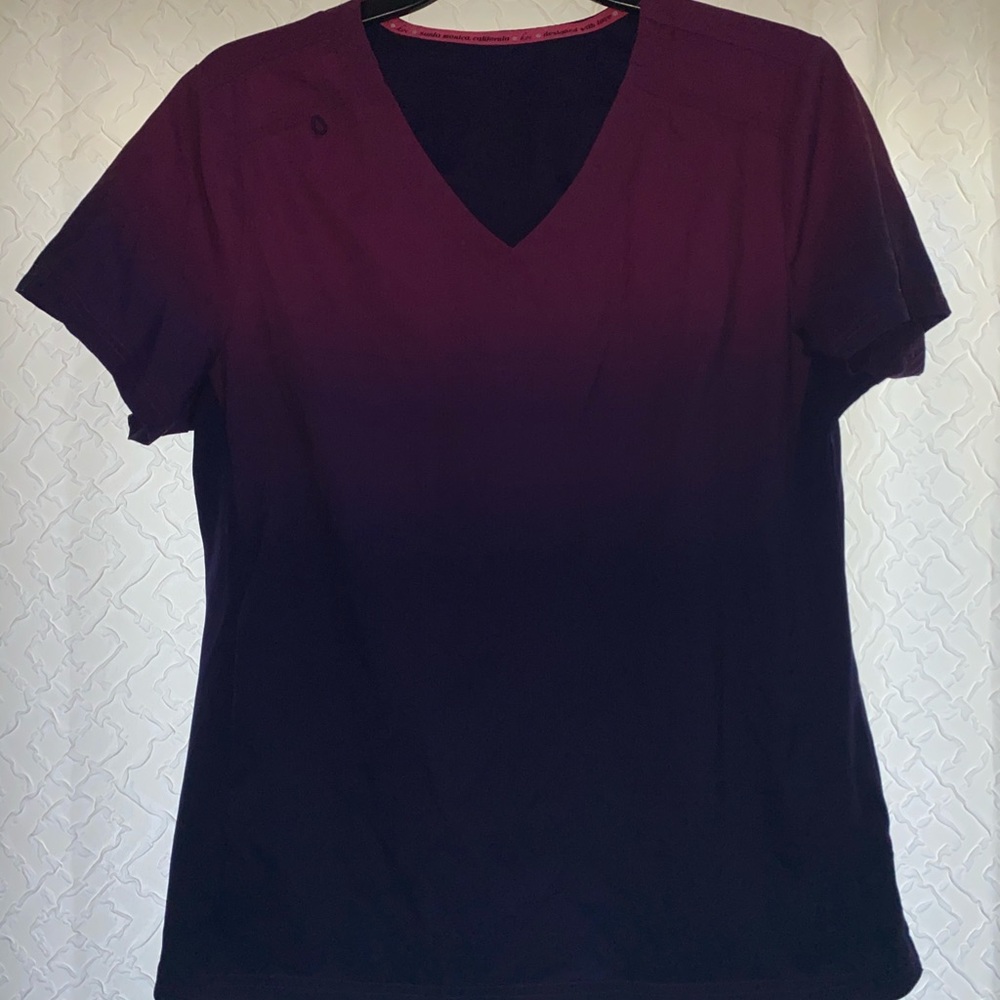 Purple scrub top